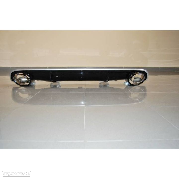 Kit Audi A7 RS7 11-15 Look em plástico Para-choques frontal + difusor traseiro + ponteiras + embaladeiras - 4