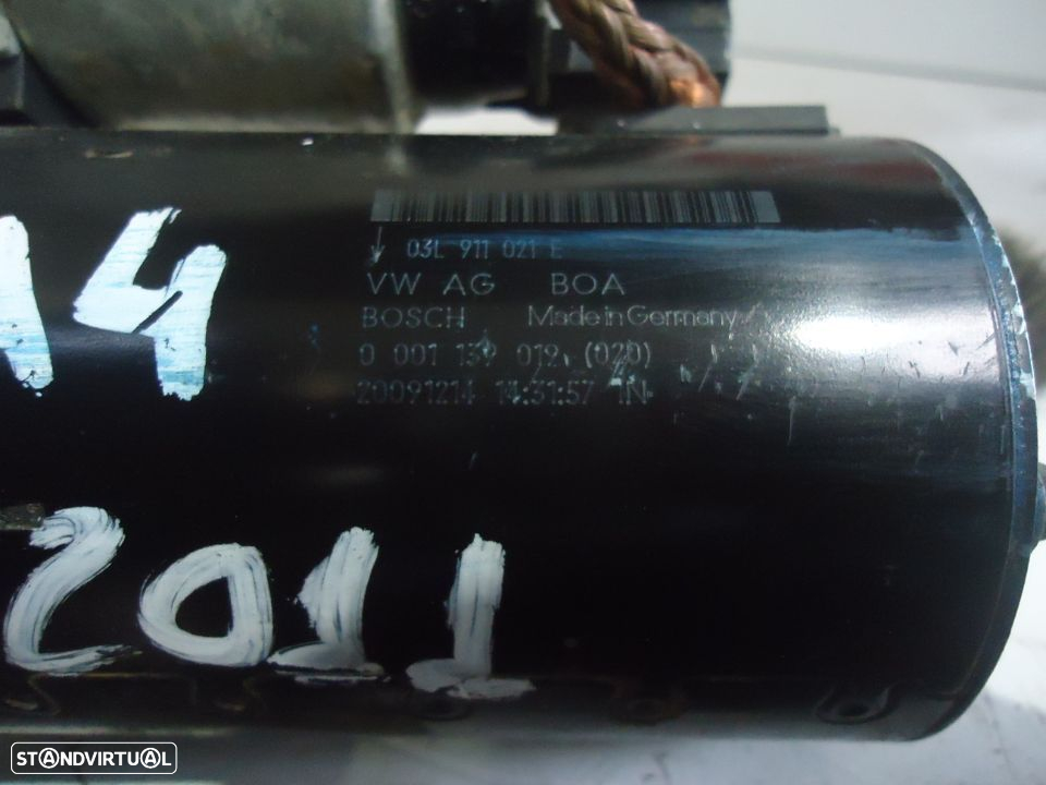 Motor de Arranque Audi A4 de 2011 - 3