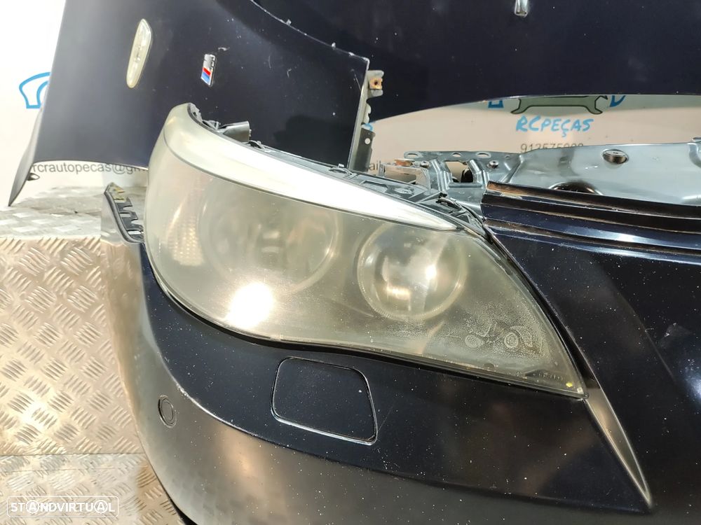 - FRENTE COMPLETA BMW SERIE 5 E60 SEDAN PACK M E61 TOURING PACK M CAPOT PARACHOQUES SENSORES GUARDA-LAMAS OTICAS RADIADOR VENTILADOR FRENTE FIBRA REFORÇO - 5