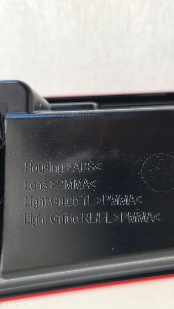 BLENDA TYLNA KLAPY BAGAŻNIKA MERCEDES EQS SUV X296 LED 2022- A2969069900 - 7