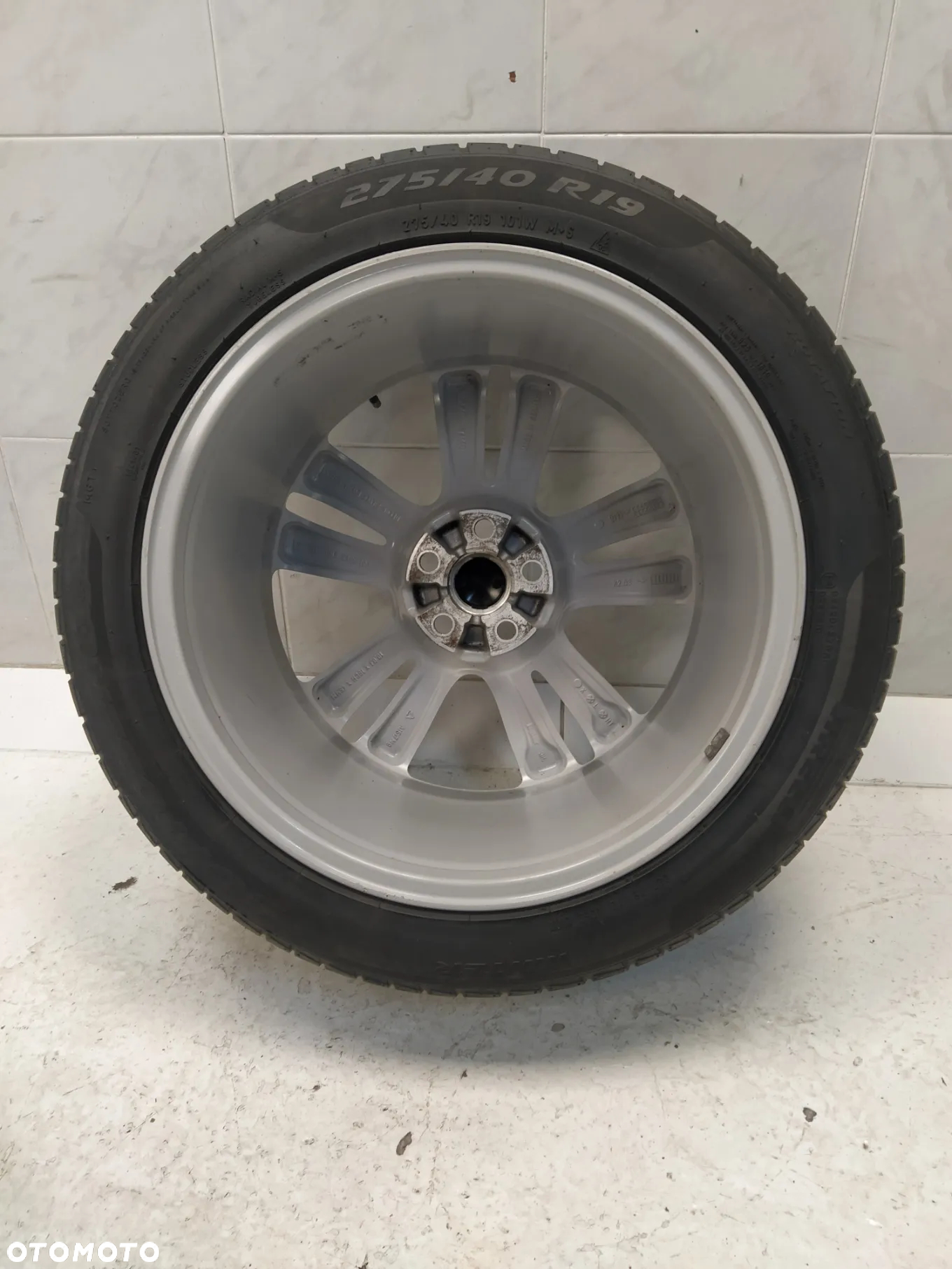 JAGUAR XJ X351 XF 9X19 10X19 ORYGINALNE FELGI ALUMINIOWE R19 ET49 5x108 OPONY CONTINENTAL PIRELLI 245/45 275/40 ZIMA KOŁA - 10