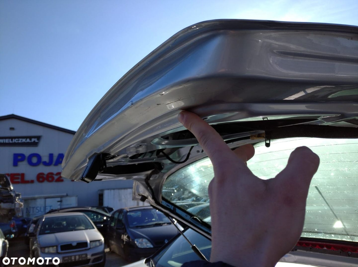 AUDI A4 B5 8D5 KOMBI AVANT LIFT 99- KLAPA BAGAŻNIKA SZYBA TYŁ TYLNA LY7W - 8