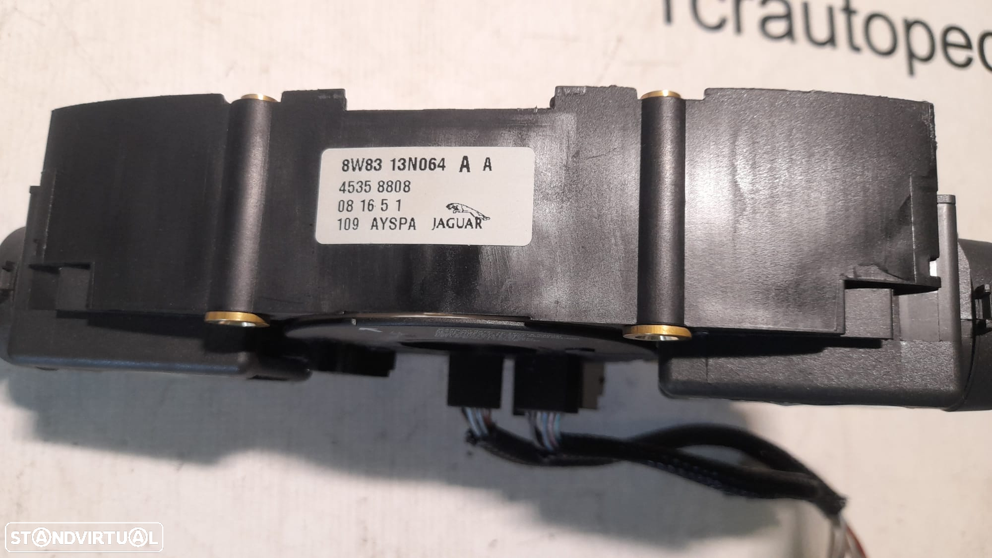 FITA AIRBAG COMANDOS MULTIFUNÇÕES COMUTADOR COMUTADORES MANETE MANETES 8W8317A553A G66282006 2W9314A664AF 8W8313N064A 8W83 13N064 45358808 4535 8808 081651109 JAGUAR XF X250 2.7D 207CV ELD 11190808 0344109 - 3