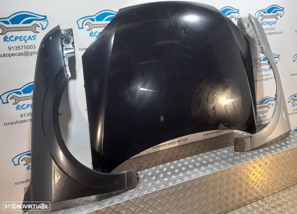 FRENTE COMPLETA FORD MONDEO III 3 MK3 CAPOT PARACHOQUES GUARDA-LAMAS OTICAS RADIADOR VENTILADOR FRENTE FIBRA REFORÇO - 9