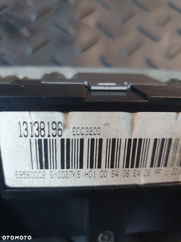 PANEL STEROWANIA NAWIEWU KLIMATYZACJI 13138196 OPEL VECTRA C 02- - 5