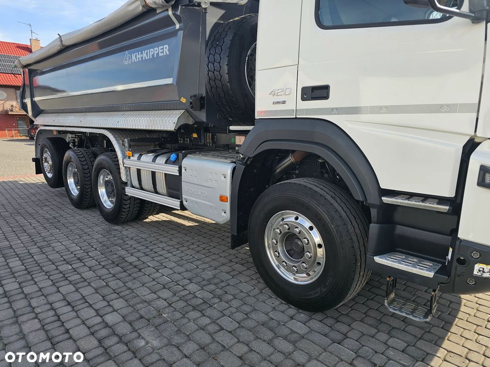 Volvo FMX 420 WYWROTKA 8X4 KH-KIPPER OŚ PODN.I SKRĘTNA! - 12