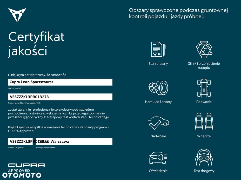 Cupra Leon Sportstourer 2.0 TSI 4Drive VZ DSG - 5