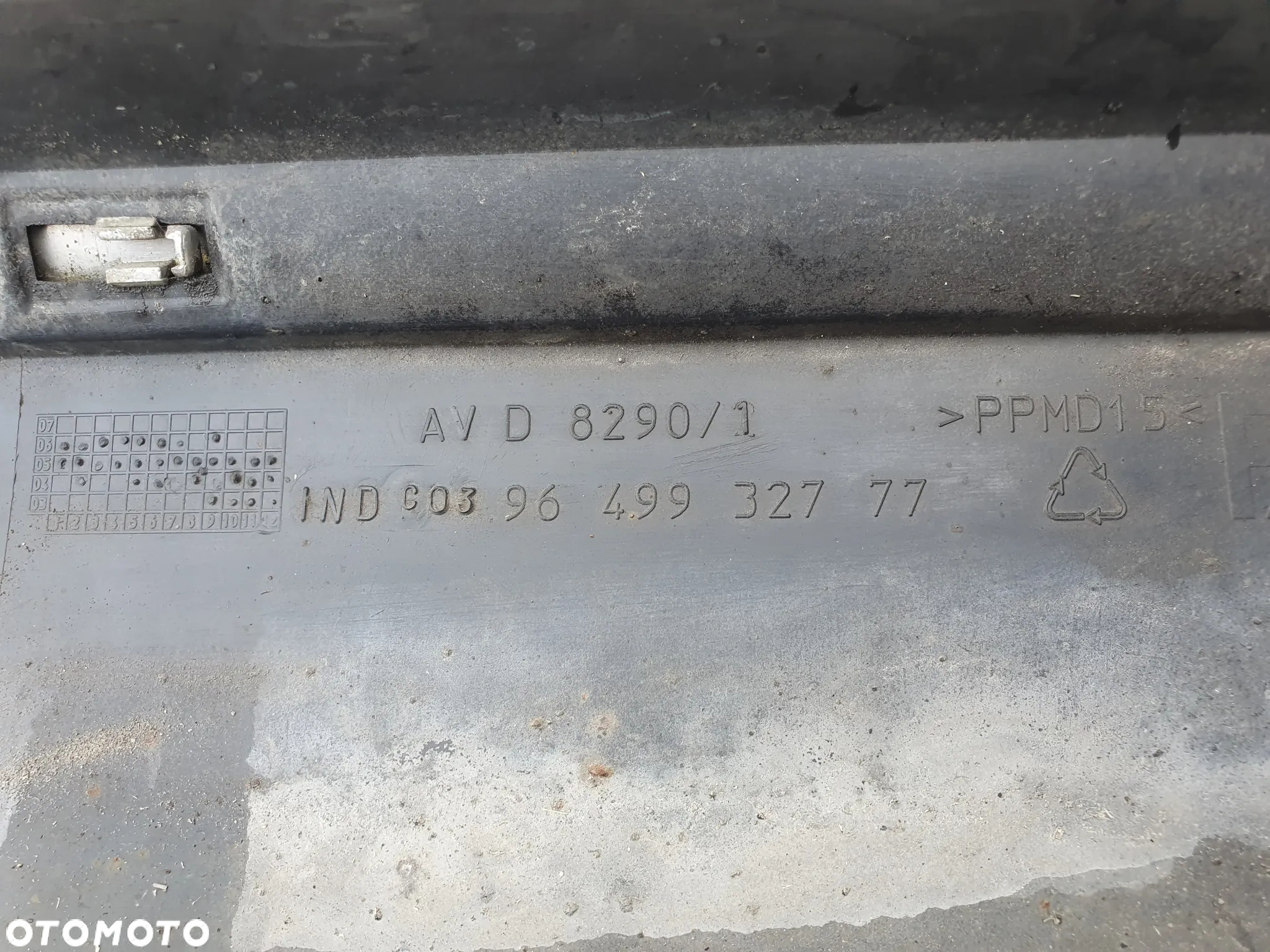 Listwa Progu Prawy Przód 9649932777 C5 Citroen I LIFT - 4