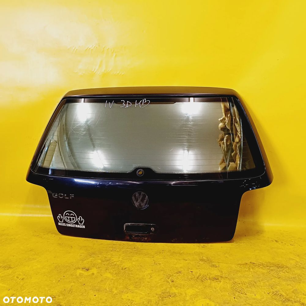 KLAPA TYŁ TYLNA SZYBA BAGAŻNIKA VW GOLF IV HB NR41 - 1
