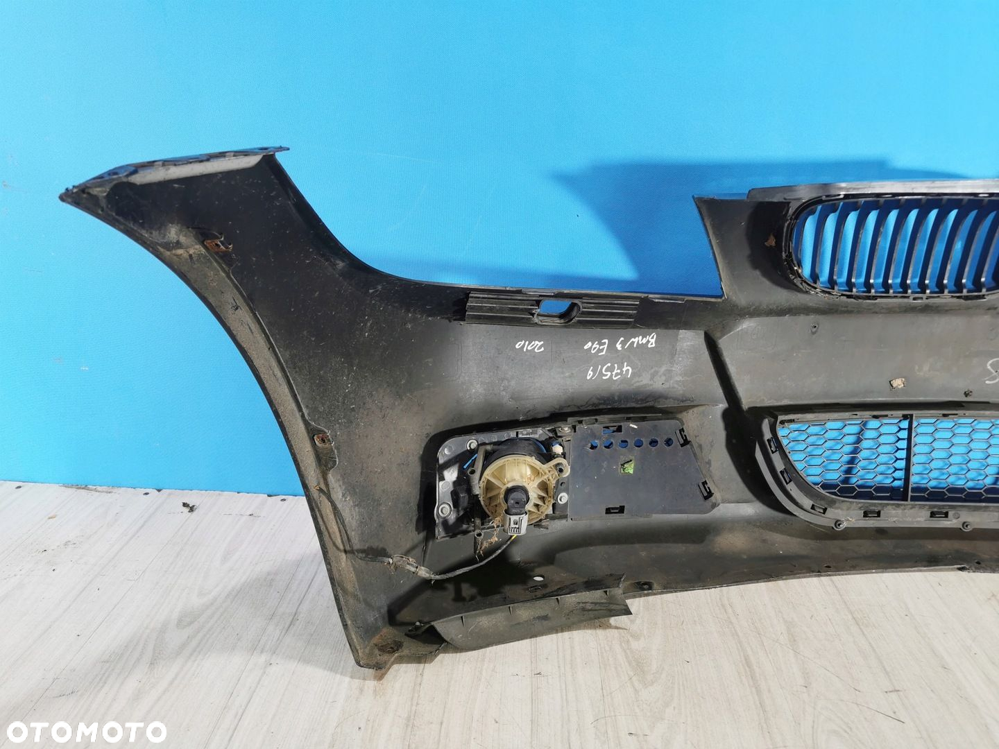 Bmw 3 E90 E91 Lift M-Pakiet zderzak przód spryski 475/9 Blacksaphire - 4
