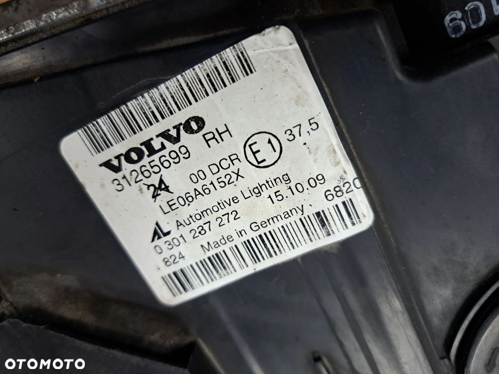 VOLVO S40 II V50 LIFT XENON PRZEDNIA LAMPA LEWA PRAWA LEWY PRAWY PRZÓD KOMPLET EUROPA 31265698 / 31265699 - 13
