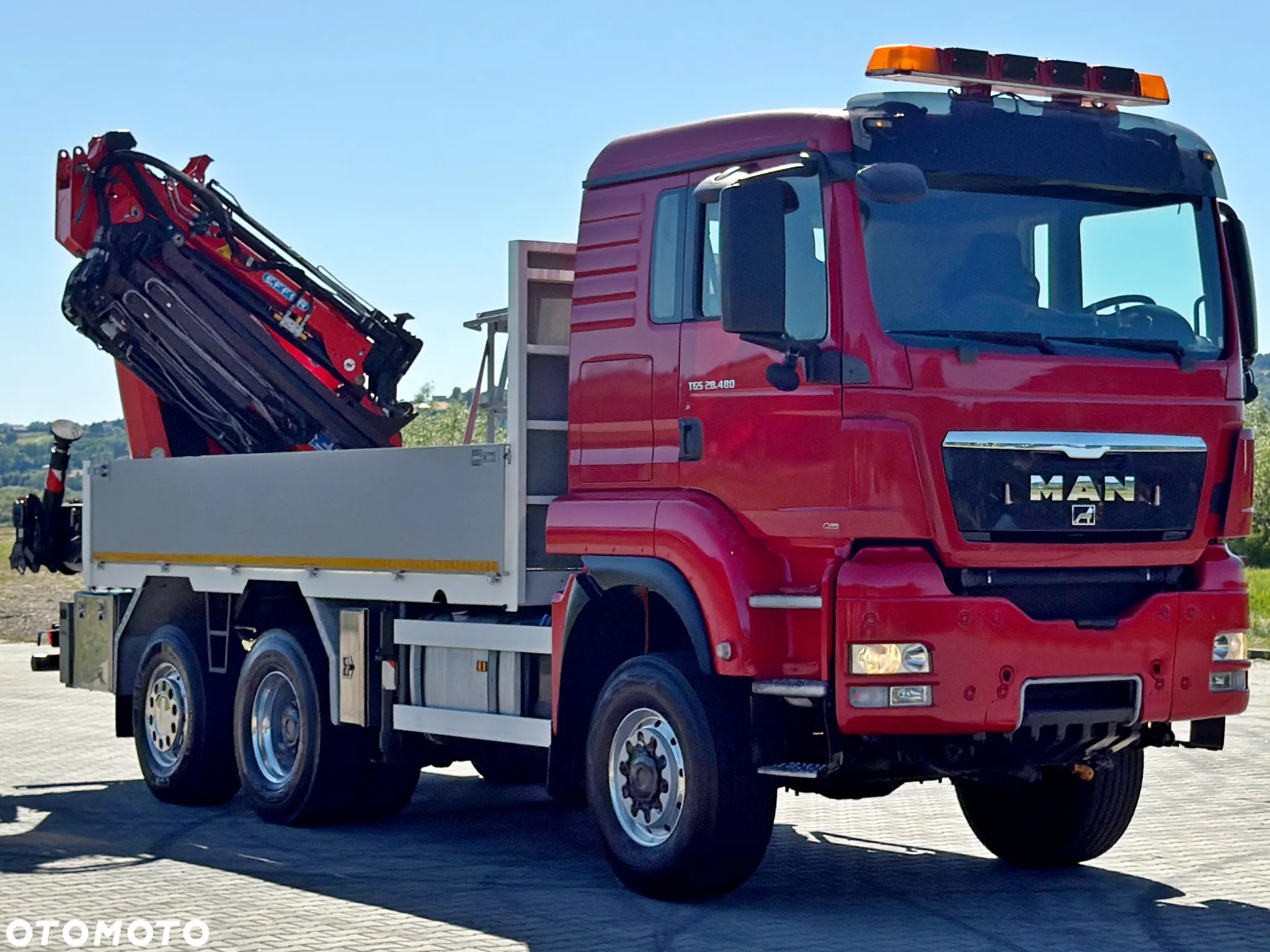 MAN TGS 28.480 * SKRZYNIA 5,00 m * EFFER 255/5S + JIB 3S + PILOT * 6x4 * STAN BDB - 3