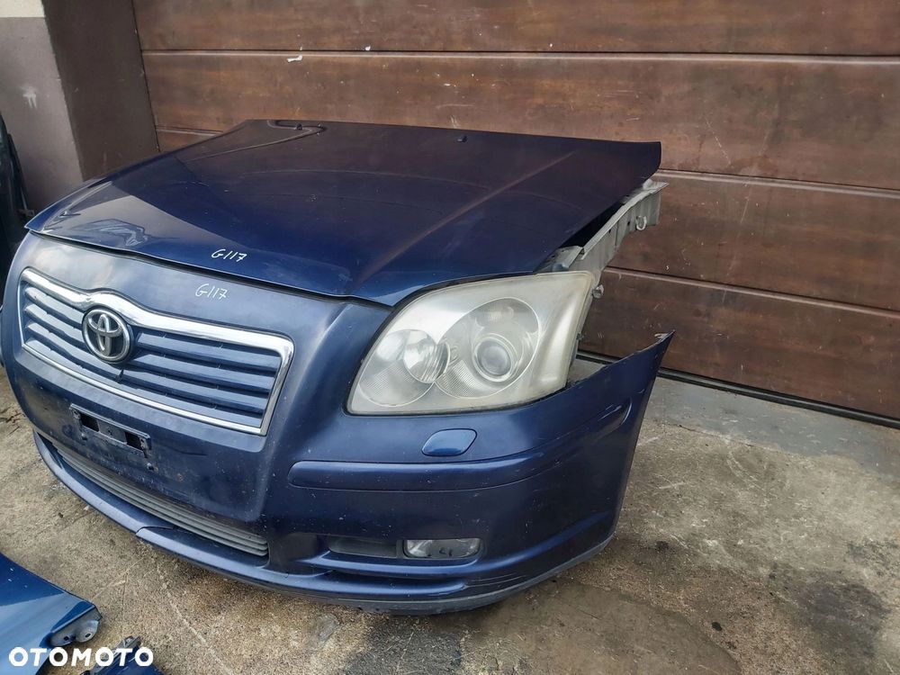 TOYOTA Avensis T25 kompletny przód zderzak maska błotnik lampa chłodnice - 5
