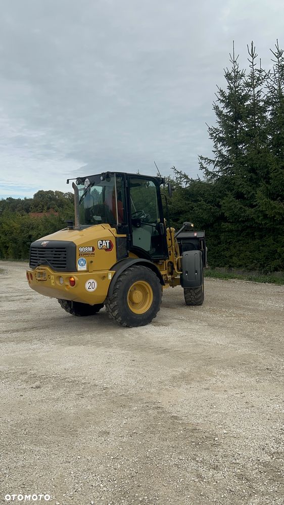 Caterpillar ŁADOWARKA CAT 908M 21r łyżka szczęka widły krokodyl 906 907 H przegubowa łamana Catepillar - 25