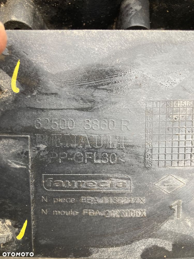 RENAULT CLIO IV CAPTUR 1 I PAS PRZEDNI GÓRNY WZMOCNIENIE GÓRNE CZOŁOWE PRZEDNIE BELKA GÓRNA PASA PRZÓD - 7