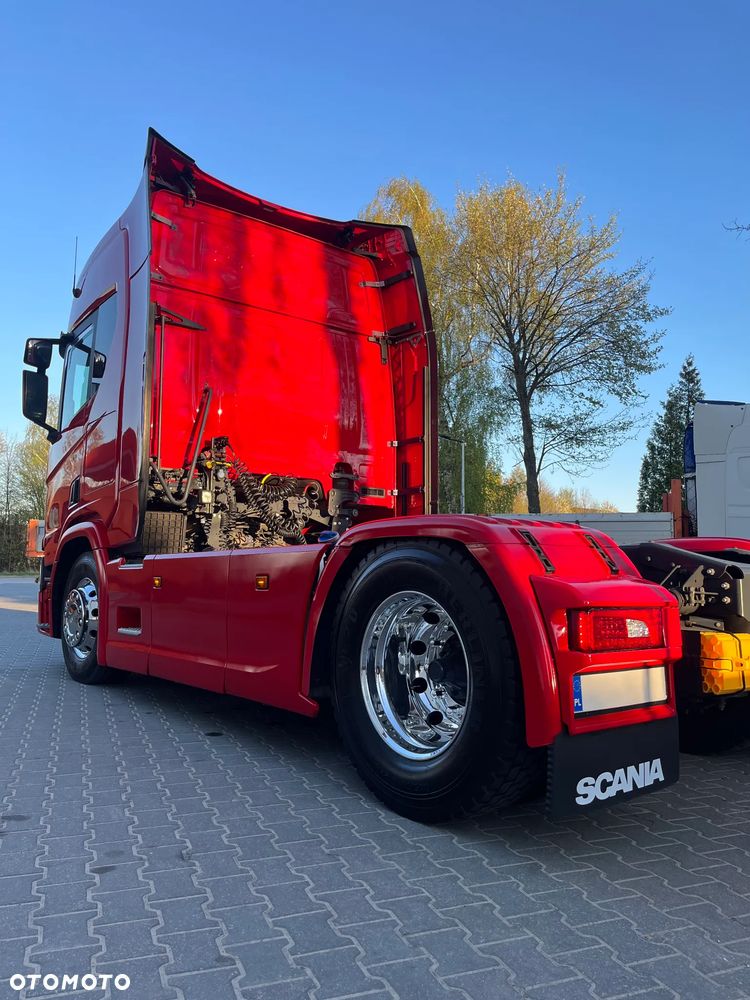 Scania R450//BOGATA WERSJA//RETARDER//KLIMA//NAWIGACJA//RADAR//FULL LED//HYDRAULIKA//PRZÓD/TYŁ NA PODUSZKACH - 11