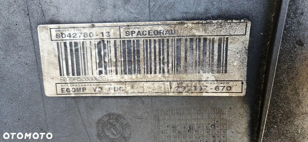 BMW E60 M PAKIET ZDERZAK PRZEDNI PRZÓD TYLNY TYŁ PROGI KOMPLET SPACEGRAU WLOTY ABSORBER 7896582 - 24