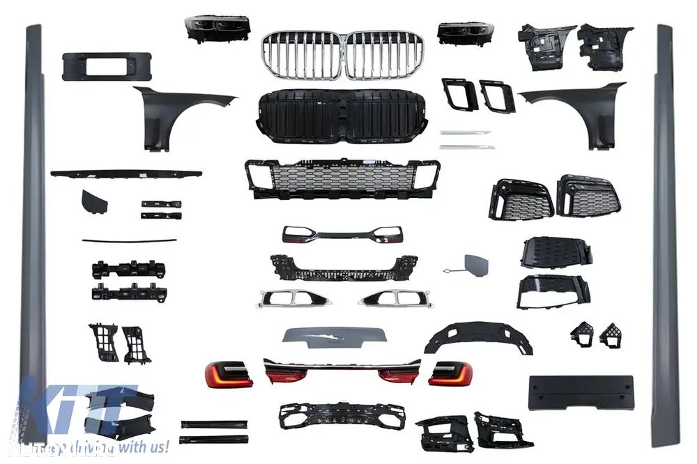 Pachet Exterior BMW G12 Seria 7 (2015-2019) Conversie la G12 LCI 2020 Design - 20