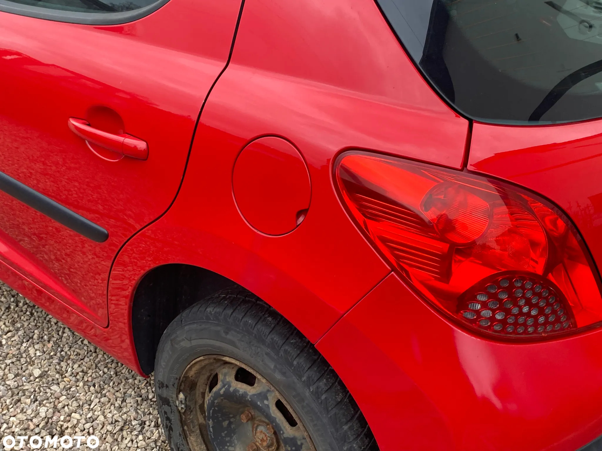 PEUGEOT 207 06- Błotnik lewy tył tylny pas próg poszycie KKNB HB 5-drzwi - 2