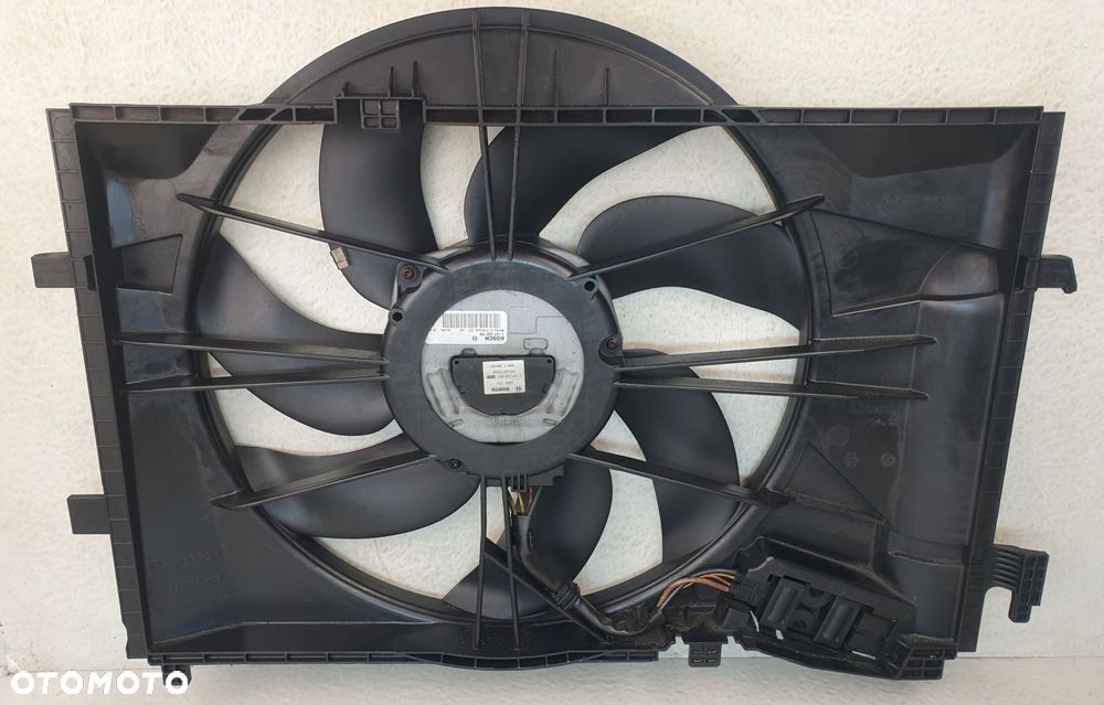 mercedes slk r171 3.0 v6 benzyna wentylator chŁodnicy a2035000593 oryg - 5