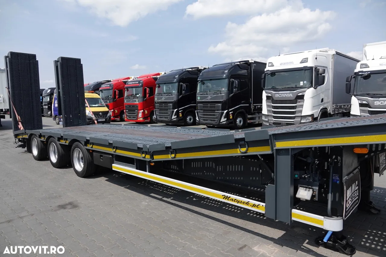 Castera REMORCĂ AMC CASERA / LOW LOADER / 13,3 M / PLATFORMĂ HIDRAULICĂ / GAMA HIDRAULĂ / TROLIU - 11