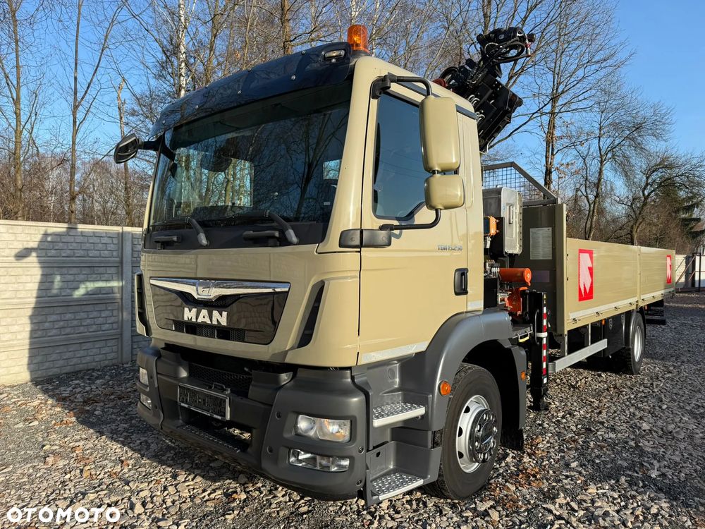 MAN TGS TGL * 4x2* *TGM 15.250 + DŻWIG KRAN HDS ATLAS 96.3E  WYSÓW 10,2m* Kran* Sterowanie Radiowe* ROTATOR* Widły do PALET* + Skrzynia 6.5m* 111000km - JAK NOWY* z NIEMIEC - 20