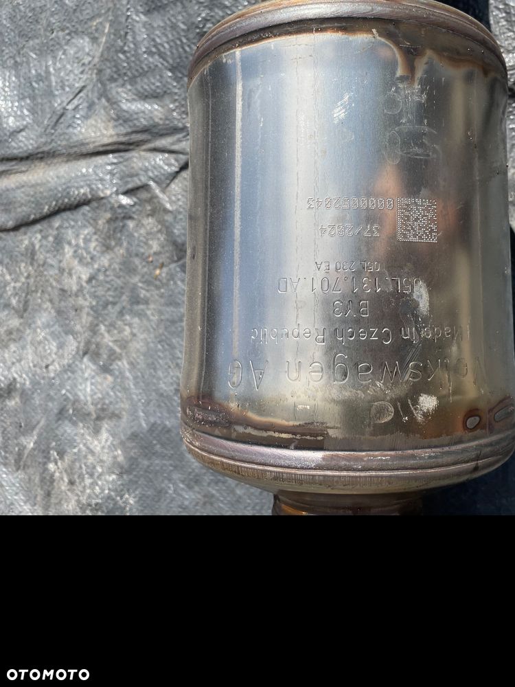 VW SKODA AUDI katalizator DPF przebieg 150 kilometry JAK NOWY 05L131701AD - 2