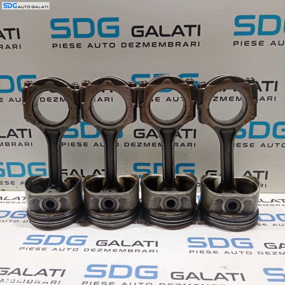 Set Piston Pistoane cu Biela Biele Renault Scenic 1 1.6 B 1997 - 2003 [X1122] [X1123] - 1