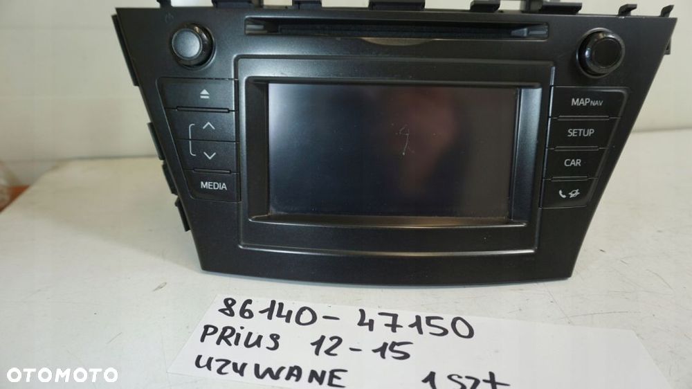 RADIO WYŚWIETLACZ PANEL TOYOTA PRIUS 12-15 - 1