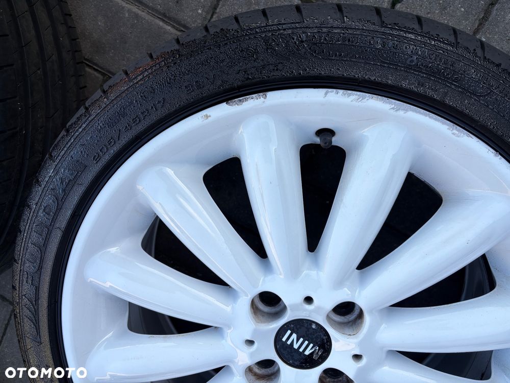 Alufelgi Mini białe 17' 4x100 opony letnie - 11