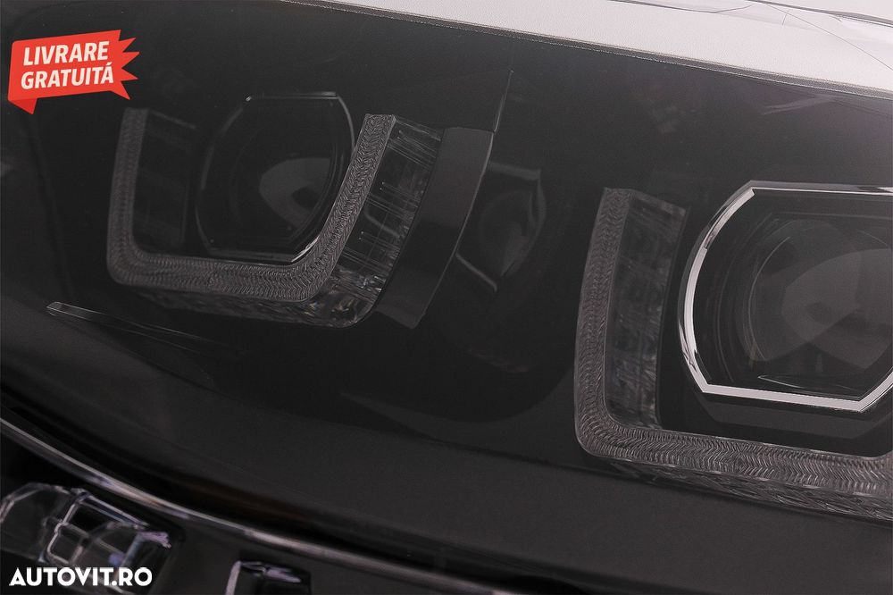 Faruri Osram LED DRL BMW 1 Series F20 F21 (06.2011-03.2015) Crom- livrare gratuita - 5