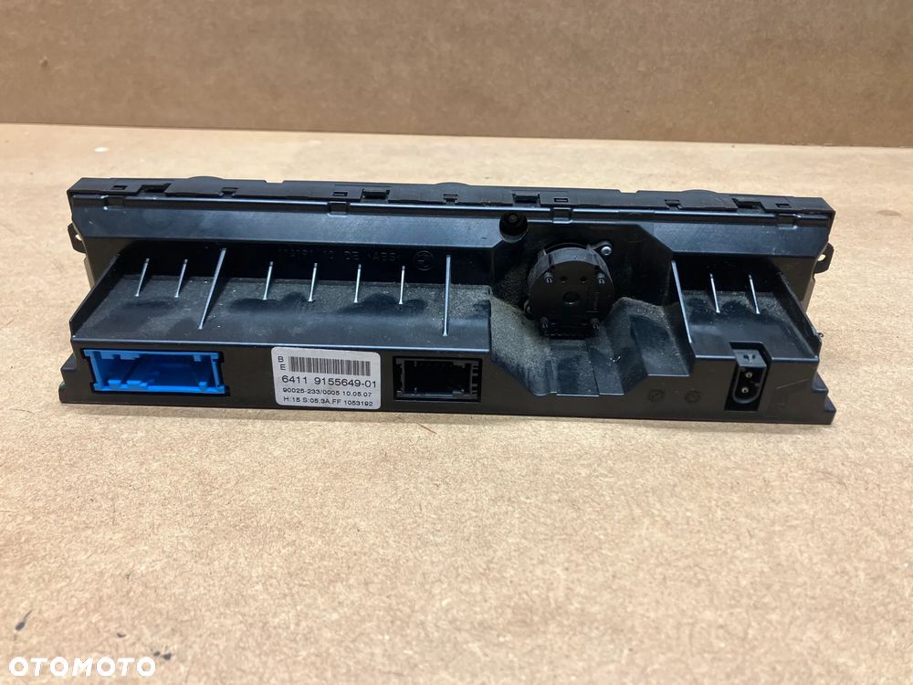 PANEL KLIMATYZACJI KLIMATRONIK BMW E60 E61 LIFT LCI 9155649 - 5