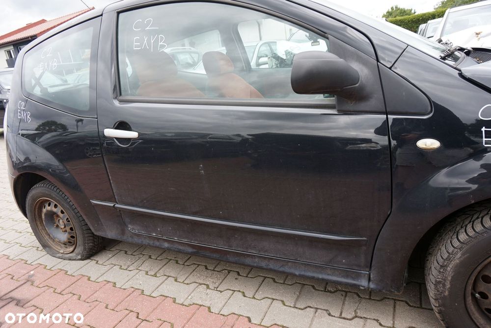 DRZWI PRZEDNIE PRAWE C2 PH1 EXYB  CZARNY CITROEN 2003-2005 - 4