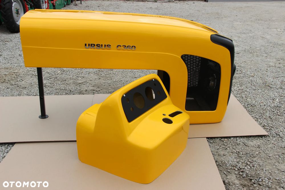 Maska ciągnikowa tworzywo Ursus C360 C-360 model 03 żółta - 3