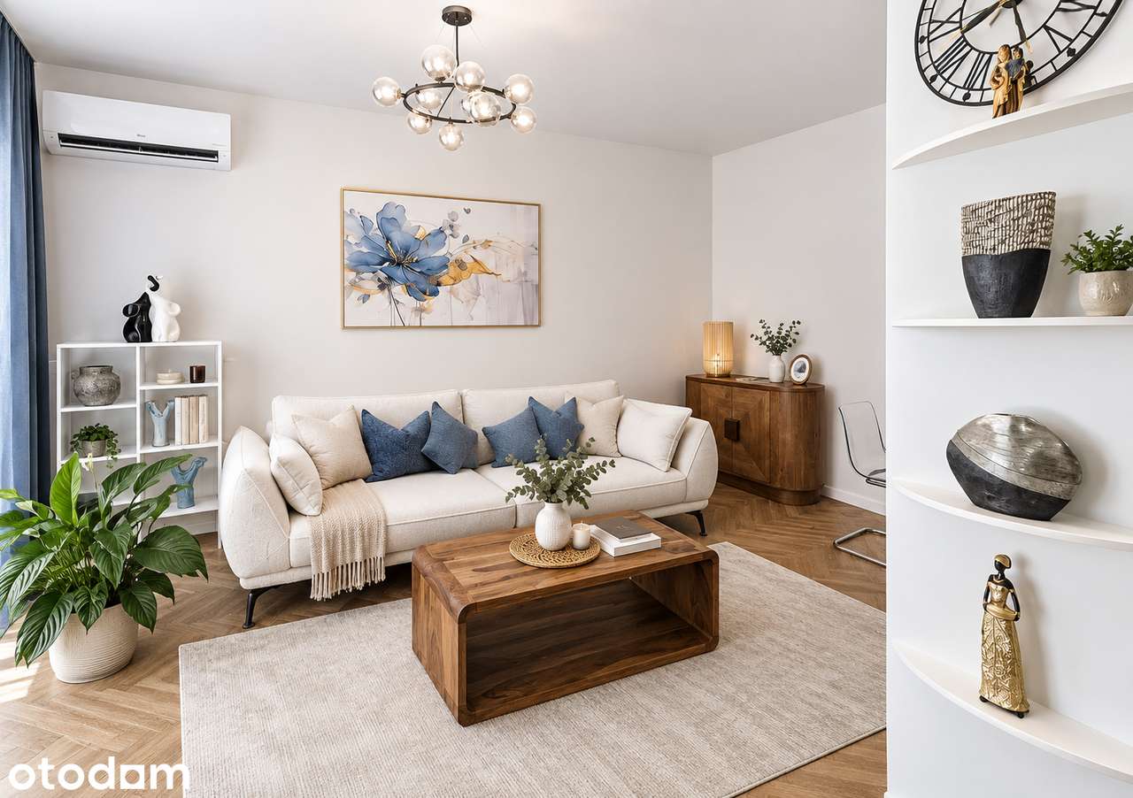 Nowe 2-pokojowe mieszkanie | 44 m² | Pierwszy najem |  Metro 200 m