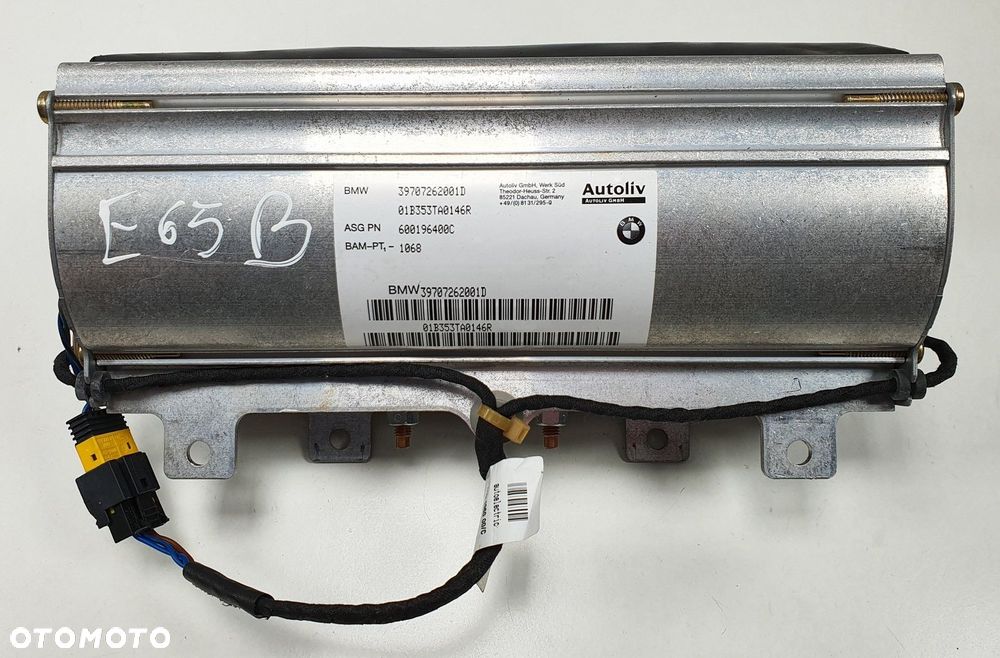PODUSZKA AIRBAG PASAŻERA BMW 7 E65 - 2