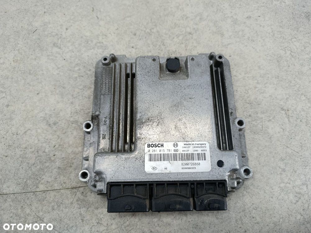 KOMPUTER, STEROWNIK RENAULT LAGUNA III 8200726880 0281015781  2.0 DCI 150KM - 2