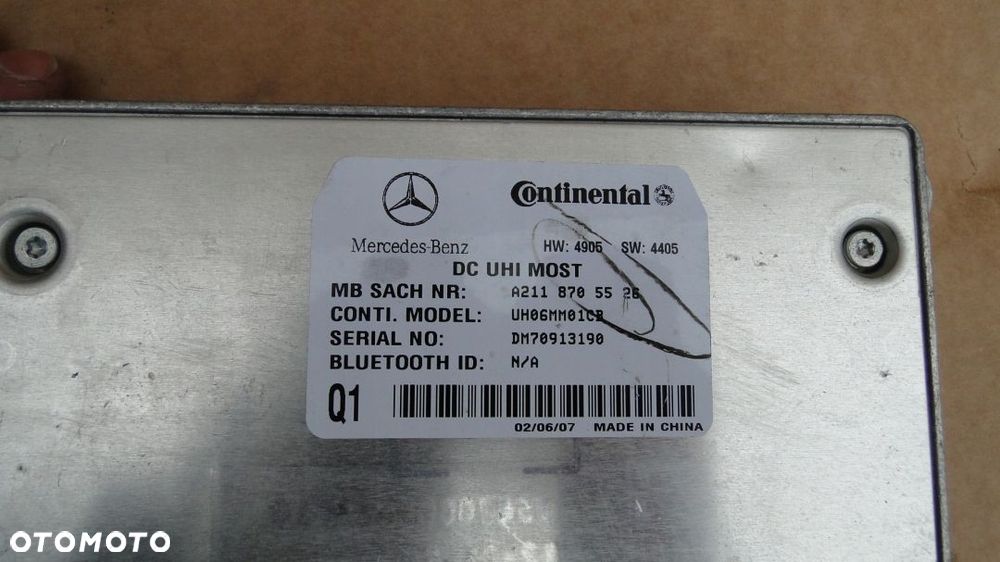 ML W164 W211 W251 W203 SPRINTER MODUŁ BLUETOOTH - 3