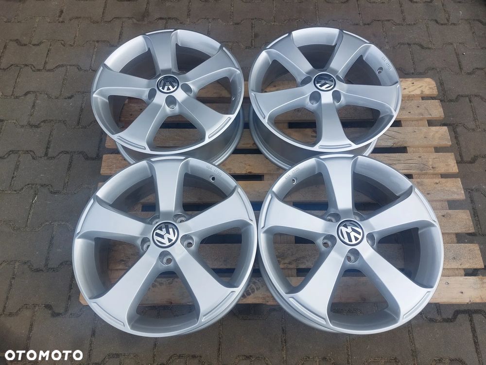 VW GOLF VI FELGI ALUMINIOWE R17 6.5J ET39 5X112 OE 1k8071497 - 1