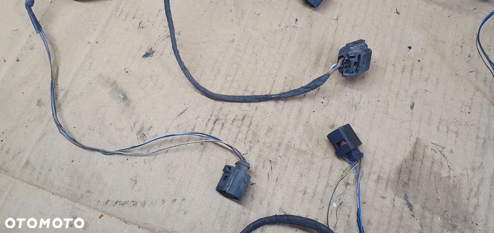 Wiązka instalacja czujników PDC zderzaka przód Audi A8 D3 Lift 4E0971095CB - 4