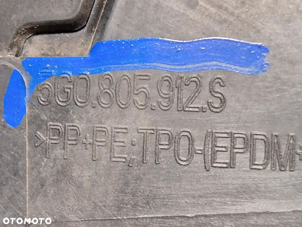 Nadkole Osłona Koło Nosek Prawy Przód VW Golf VII 7 Lift 17- ORYGINAŁ 5G0805912S - 4