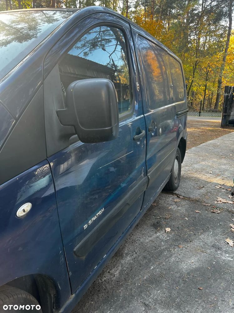 CZĘŚCI - CITROEN Dispatch Jumpy Scudo Peugeot Expert  DRZWI, LAMPY, ) - KNPB Niebieski Zderzak Tył - 9