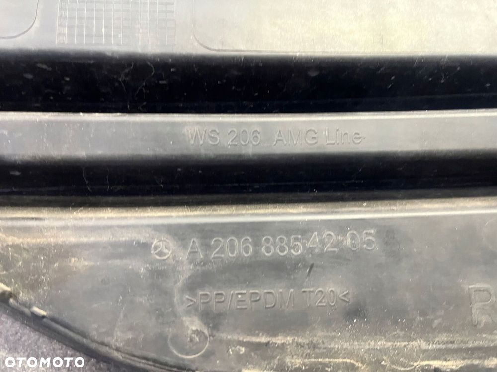 MERCEDES W206 AMG KRATKA ZDERZAK PRAWY PRZÓD A2068854205 - 4