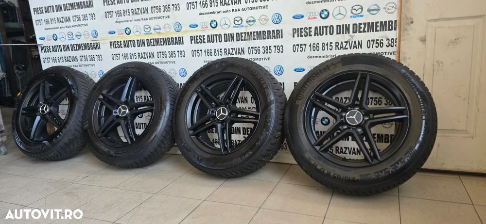 Jante Mercedes Gla Cla B Class Glk C/E Class W204 W205 W212 W213 5x112 Anvelope Noi Iarna 215/65R17 - 3