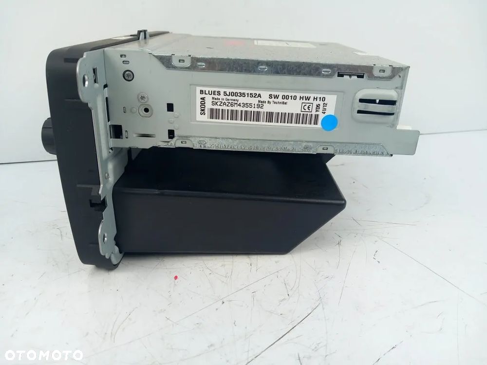 radio fabryczne cd mp3 blues skoda fabia ii 2013r 5j0035152a - 3