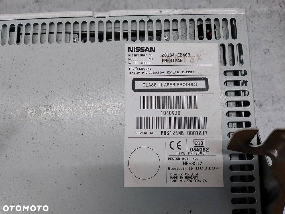 RADIO  NISSAN NAVARA III 28184EB46B - 3
