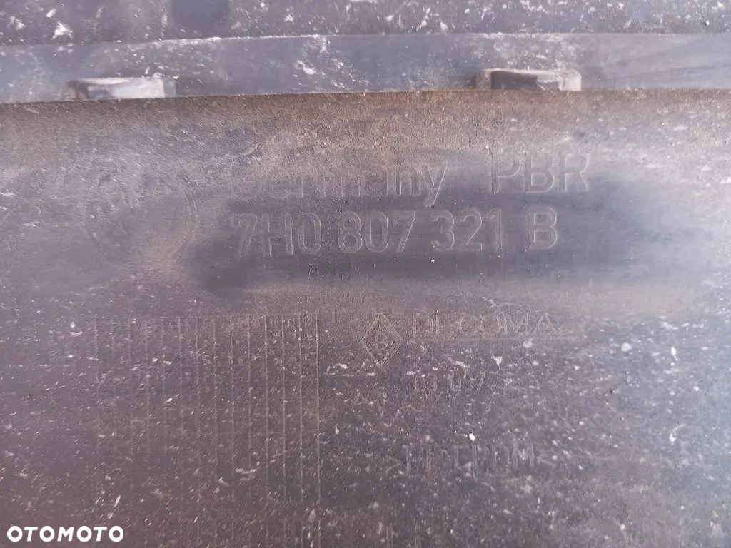 Listwa Pod Lampę Tylna Lewa Prawa Zderzaka Tył Narożnik Vw Transporter T5 Komplet - 4