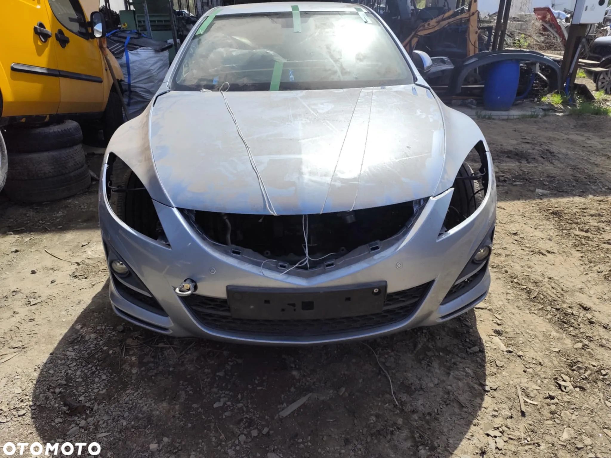 mazda 6 II GH maska zderzak lampa grill błotnik drzwi zbiornik paliwa szyba lusterko klamka klapa - 1