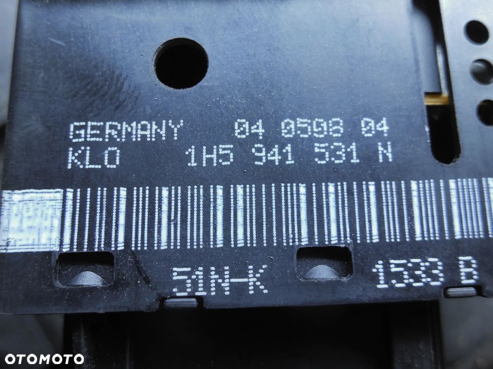 Włącznik świateł Volkswagen OE 1H6941531N POSIADAM 2 SZT - 5