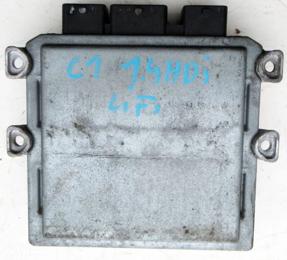 CITROEN C1 LIFT 1.4 HDI KOMPUTER STEROWNIK SILNIKA AYGO 9664780280 - 1
